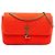 Saint Laurent Orange Medium Jersey Wool Patchwork Jamie Crossbody