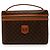 16 Céline Celine Brown Macadam Coated Canvas Beautycase Braun