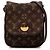 Louis Vuitton Brown Monogram Mini Lin Pochette Cancun Braun