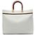 Fendi Sunshine Shopper Tote aus Canvas in Braun, Größe Medium Beige - Ansicht 2
