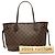 Louis Vuitton Brown Damier Ebene Neverfull PM Braun - Ansicht 7