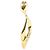 Autre Marque Orecchino a clip in oro giallo 18K e diamanti D'oro