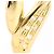 Autre Marque Orecchino a clip in oro giallo 18K e diamanti D'oro - vista 2