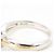 Autre Marque Anello fede in oro giallo 18K e platino con diamante D'oro - vista 4
