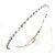 Autre Marque Bracciale con charm in platino con diamante da 1.00ct