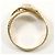 Autre Marque Ehering aus 10K Gold mit Diamanten Golden - Ansicht 3
