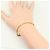 Autre Marque Bracciale con charm in oro giallo 18K e diamanti D'oro - vista 5