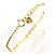 Autre Marque Bracciale con charm in oro giallo 18K con diamanti brown Marrone D'oro - vista 3