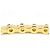 Autre Marque Bracciale con charm in oro giallo 18K con diamanti brown Marrone D'oro - vista 4