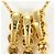 Autre Marque Collana in oro giallo 18K con diamanti brown Marrone D'oro - vista 4
