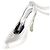 Autre Marque Collana in oro bianco 18K con diamante D'oro