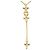 Autre Marque Collana in oro giallo 18K con diamante D'oro