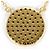 Autre Marque Collana in oro giallo 18K con diamante brown Marrone D'oro - vista 3
