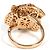 Autre Marque Bandring aus 18K Roségold mit Diamant Golden - Ansicht 4