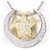 Autre Marque Collana in oro 18K e diamanti Bianco Giallo