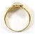 Autre Marque Bandring aus 18K Gelbgold mit Diamant Golden - Ansicht 3