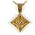 Autre Marque Collana in oro giallo 18K con diamante D'oro - vista 3
