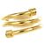Autre Marque Anello fede in oro giallo 18K e diamanti D'oro
