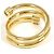 Autre Marque Anello fede in oro giallo 18K e diamanti D'oro - vista 5