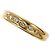 Autre Marque Anello fede in oro giallo 18K e diamanti D'oro