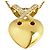 Autre Marque Collana in oro giallo 18K con diamante D'oro