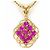 Autre Marque Collana in oro giallo 18K con rubino D'oro