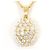 Autre Marque Collana in oro giallo 18K e diamanti D'oro
