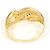 Autre Marque Ringband aus 18K Gelbgold mit Diamant Golden - Ansicht 4
