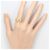Autre Marque Ringband aus 18K Gelbgold mit Diamant Golden - Ansicht 7