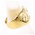 Autre Marque Anello fede in oro giallo 18K e diamanti D'oro - vista 3