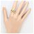 Autre Marque Anello fede in oro giallo 18K e diamanti D'oro - vista 6