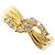 Autre Marque Anello a fascia in oro giallo 18K con diamante D'oro