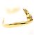 Autre Marque Ringband aus 18K Gelbgold mit Diamant Golden - Ansicht 3