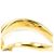 Autre Marque Ringband aus 18K Gelbgold mit Diamant Golden - Ansicht 5