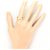 Autre Marque Ringband aus 18K Gelbgold mit Diamant Golden - Ansicht 7