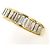 Autre Marque Ringband aus 18K Gelbgold mit Diamant Golden