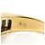 Autre Marque Ringband aus 18K Gelbgold mit Diamant Golden - Ansicht 5
