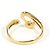Autre Marque Ringband aus 18K Gelbgold mit Diamant Golden - Ansicht 4