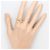 Autre Marque Ringband aus 18K Gelbgold mit Diamant Golden - Ansicht 7