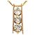 Autre Marque Collana in oro rosa 18K con diamante D'oro