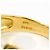 Autre Marque Anello a fascia in platino PT900 e oro giallo 18K con topazio blu D'oro - vista 5