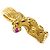 Autre Marque Ehering aus 18K Gelbgold mit Rubin Golden