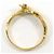 Autre Marque Ehering aus 18K Gelbgold mit Rubin Golden - Ansicht 3