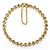 Autre Marque Bracciale con charm in oro giallo 18K con diamanti brown Marrone D'oro