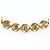 Autre Marque Bracciale con charm in oro giallo 18K con diamanti brown Marrone D'oro - vista 2