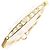 Autre Marque Bracciale con charm in oro giallo 18K con diamante D'oro