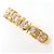 Autre Marque Anello fede in oro giallo 18K e diamanti D'oro