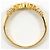 Autre Marque Anello fede in oro giallo 18K e diamanti D'oro - vista 2