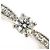 Autre Marque PT900 Platin-Bandring mit Diamant - Ansicht 2