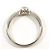 Autre Marque PT900 Platin-Bandring mit Diamant - Ansicht 3